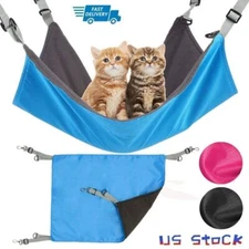 Pet Hammock Window Cushion Chair Bed Plush Dog Shelf Cat Perch Seat Hanging Cage