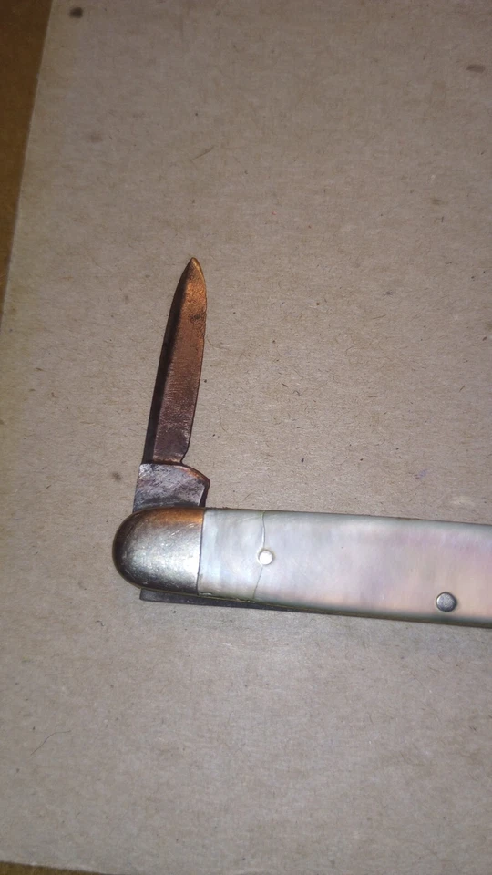 Antique Miller Bros Meriden MOP Equal End Pen Pocket Knife - Pre 1920 - Image 4 of 4