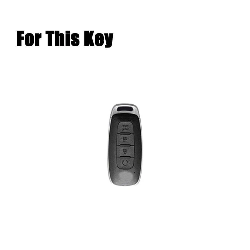 Zinc Alloy Leather Car Remote Key Case Cover For Nissan X-trail Qashqai J12 T33 Foto 2 de 4