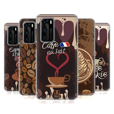 HEAD CASE DESIGNS COFFEE ADDICT SOFT GEL CASE FOR HUAWEI PHONES 4