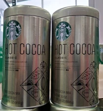 Starbucks Classic Hot Cocoa Mix, 30 Oz Cans- (2 PACK)Kosher Dairy FREE SHIPPING!