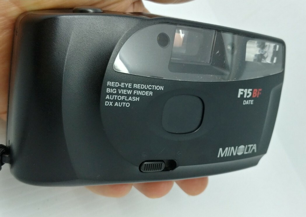 Minolta F15BF Date 35mm compact FILM camera 