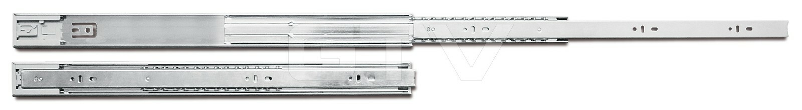 Schubkastenschiene PushOpenSoftClose 17-53mm 15-136 kg Vollauszug 182mm-1000mm 