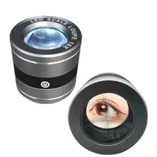 1PC 10X Magnifying Glass Optical Magnifier Jewelry Watch Repair Tool w/ Scale