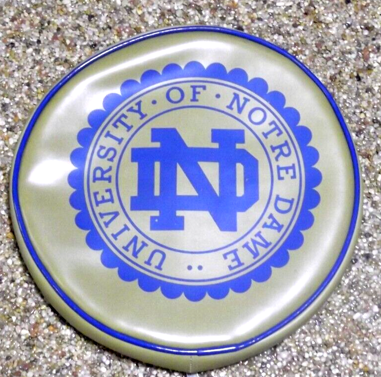 Vintage Old Notre Dame Seat Cushion 15" diameter + FREE ND GIFTS eBay