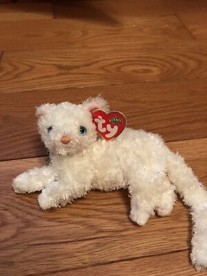 Ty Beanie Baby. Starlett die Katze mit Etikett 