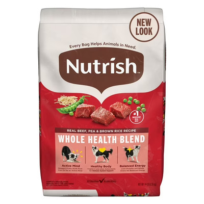 Rachael Ray Nutrish Real Beef & Brown Rice Dog Food, 14 lb