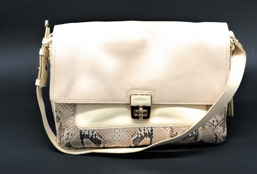 Cole Haan Ava Shoulder Bag MSRP $328 White Pine Print Hayden Python B35884 NWD - 第 1/7 張圖片