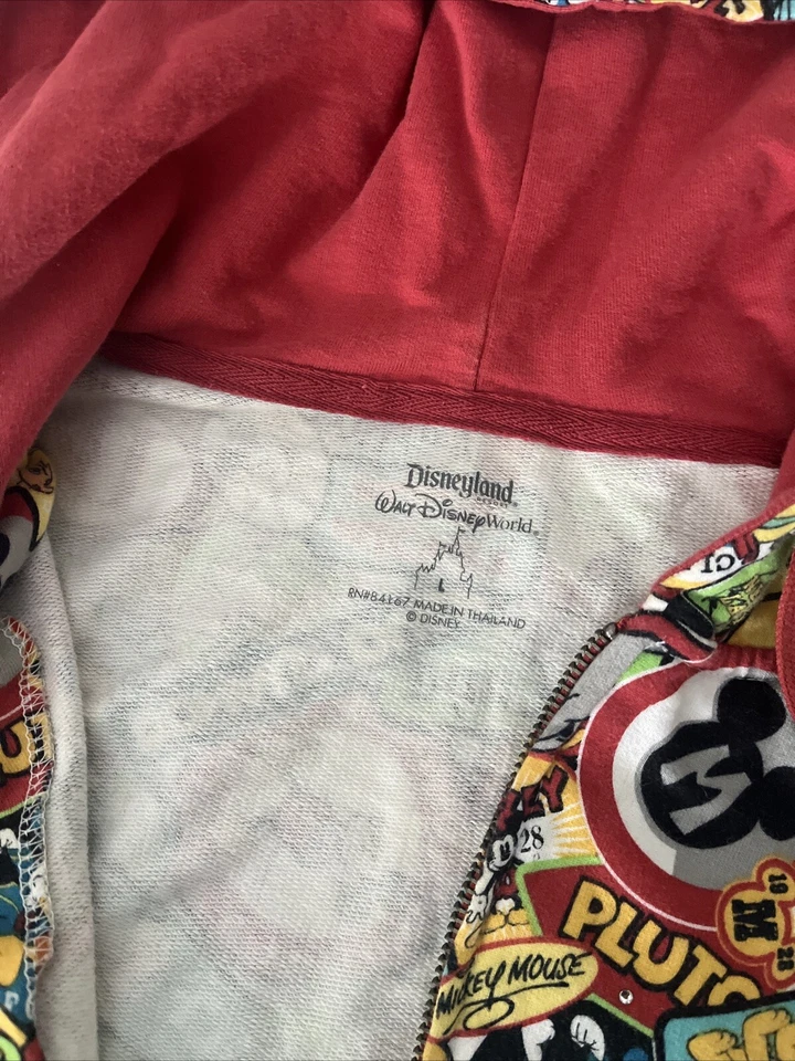 Sudadera Walt Disney World Disney Land Vintage Clásica Gráfica Grande Foto 2 de 4