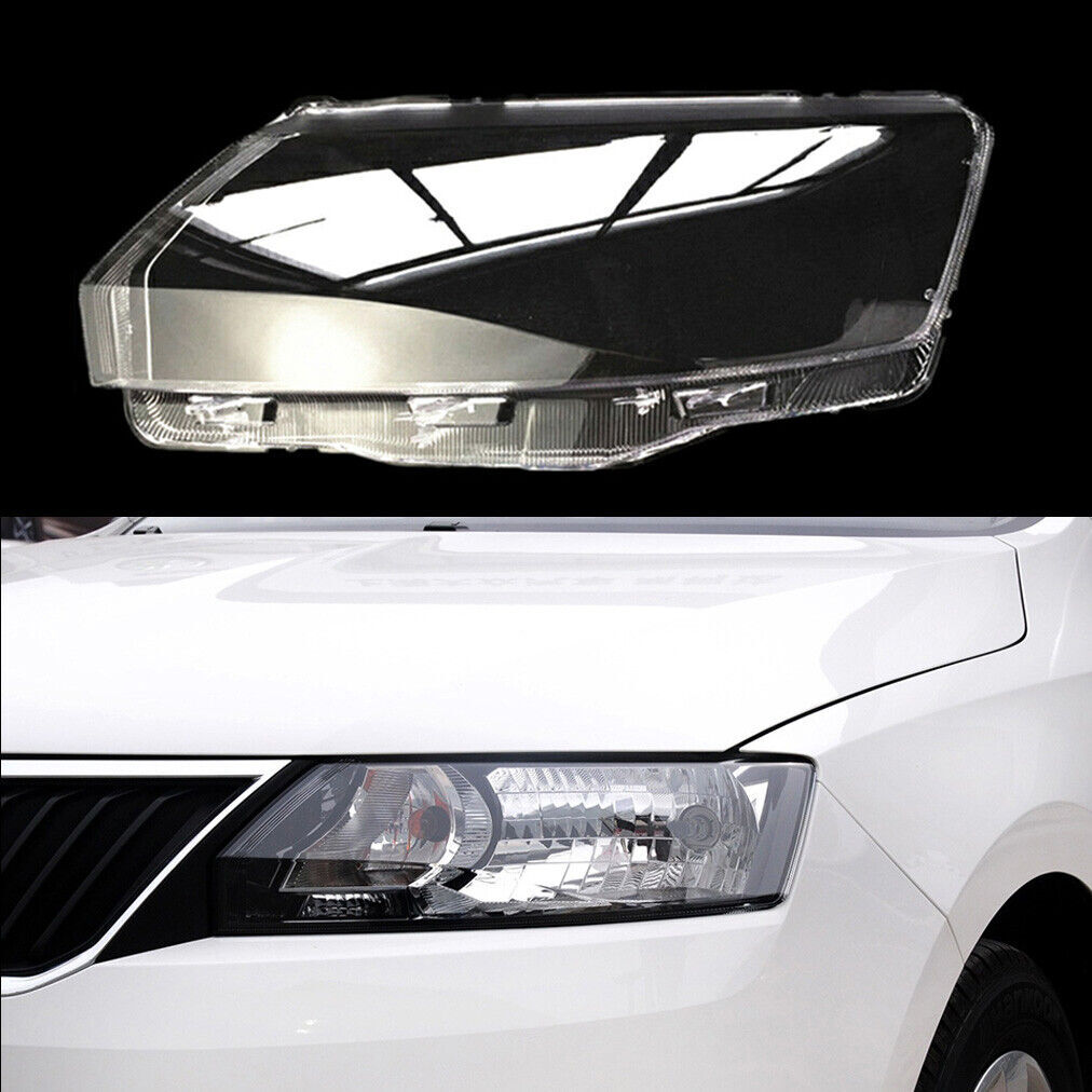 Fit For Skoda Rapid 2013-2017 Left Auto Headlamp Cover Lampshade Headlight Lens