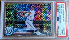 2018 Topps Chrome Update JUAN SOTO RC Xfractor 29/99 Hmt98 PSA 9 Mint Rookie