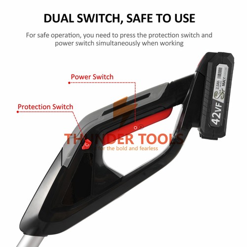 Thunder Tools Electric Weed Eater Cordless Lawn Trimmer Weed Wacker For Yard - Picture 33 of 37