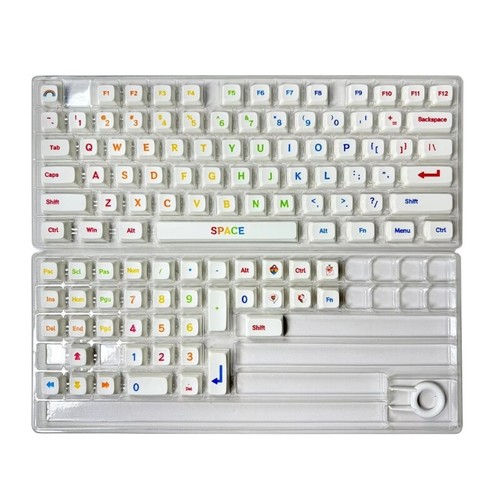 113Keys XDA Profile PBT Keycaps Featuring Rainbow Color For Unique Keyboards - Picture 4 of 8