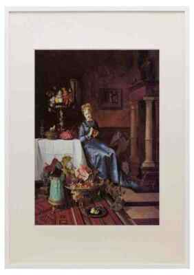 Noter David De Peeling An Orange A3 A4 gerahmter Druck Bild