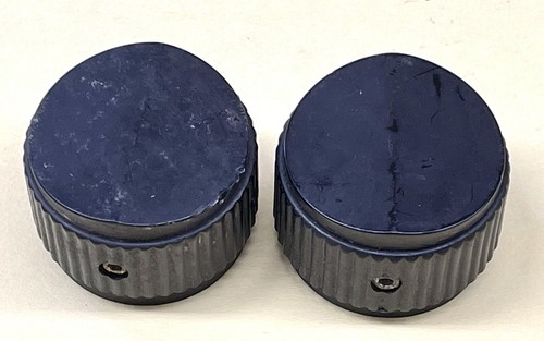 Lot of 2 Raytheon Control Knob Black 30mm