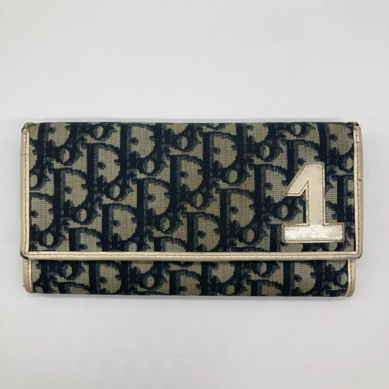 Portefeuille long trotteur Christian Dior authentique du Japon