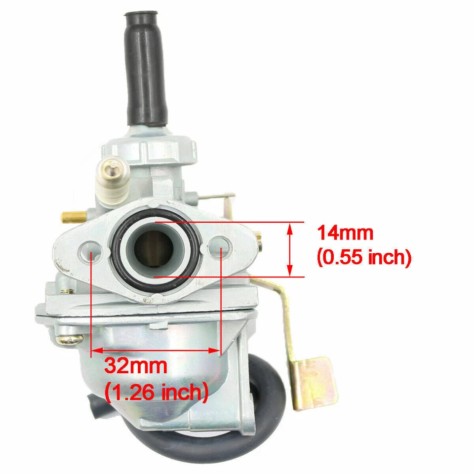 Carburador Carburador para Honda CRF50F 2004-2017 2018 2019 2020 / Z50RD 1986 Stock en EE. UU. Foto 2 de 4