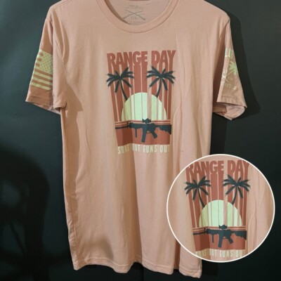 NWOT Grunt Style 2022 Club Member Mens M  Range Day, Suns Out Guns Out  Pink