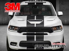 Racing Stripes Fits 2011-2024 Dodge Durango Graphics Decal On 3m Film