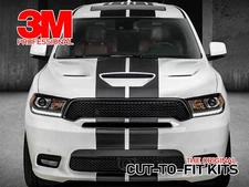 Racing Stripes Fits 2011-2024 Dodge Durango Graphics Decal on 3M Film