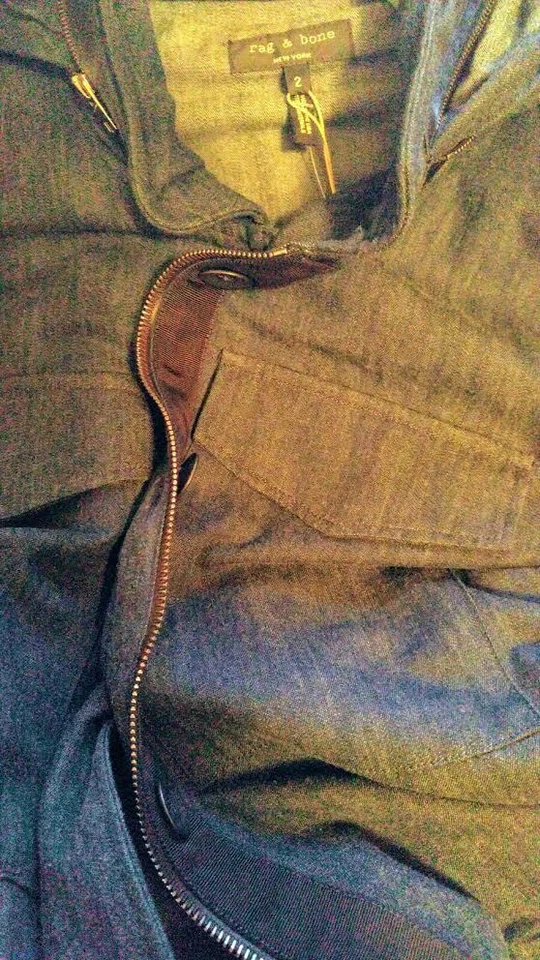 rag and bone indigo light denim Claire Jumpsuit sz.2 NWT - Imagem 4 de 4