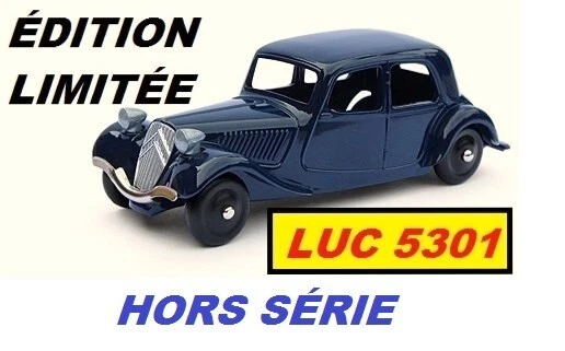 CITROËN TRACTION BLEUE #24N HORS SÉRIE ET HORS COMMERCE 2015 DINKY TOYS / ATLAS - Photo 2/4