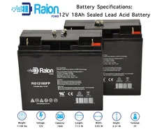 12V 18AH SLA Battery 2 Pack for APC Smart-Ups 1400, 1500 [UB12180 Replacement]