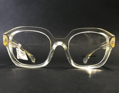 Alain Mikli Eyeglasses Frames A03510 002 Transparent Light Yellow 50-21-145