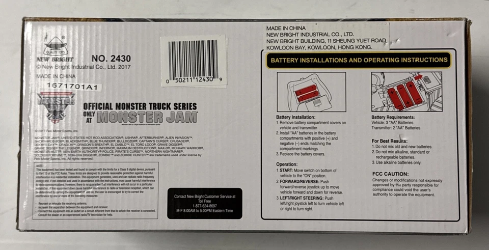 New Bright RC, Monster Jam, Brave Digger, 2430 - Image 4 of 4