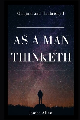James Allen- As a man original and unabridged version brand new paperback book