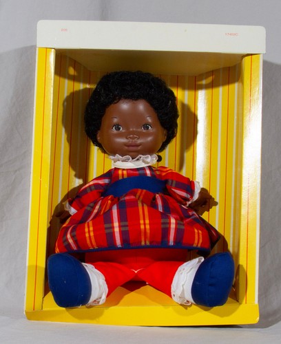 VINTAGE ELIZABETH #205 African-American Doll, Fisher Price, Original box, 1973