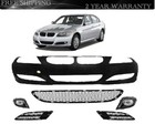 Front Bumper Cover & Fog Light Assembly For 2009-2011 BMW 328i Sedan Wagon