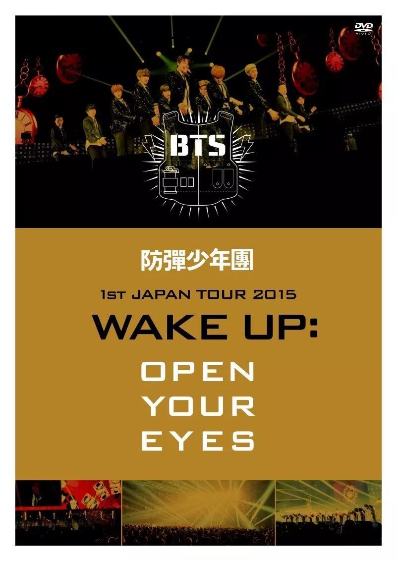 BTS Bangtan Boys 1st JAPAN TOUR 2015 WAKE UP OPEN YOUR EYES DVD | eBay