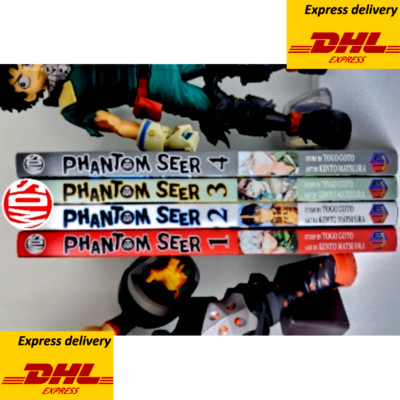 New Phantom Seer Manga by Kento Matsuura English Volume 1-4 Comic Book -Fast DHL