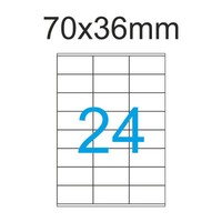 Etiketten 70X36Mm Weiß 100 Blatt A4 70X36 2400 Luma Adressaufkleber Dpd