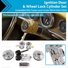 <!--F#f_0-->Ignition Door & Wheel Lock Cylinder Set Suitablefor Landcruiser GRJ79 6900560C10<!--F/-->