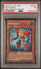 Yu-Gi-Oh! Blockman, Secret Rare, 2007, DPK-ENSE1, Limited, PSA 7