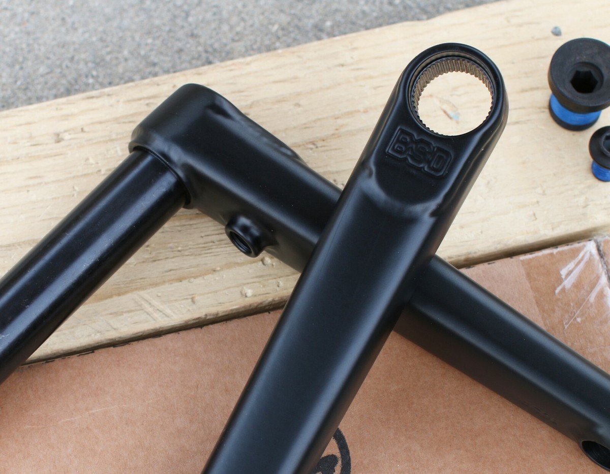 BSD BMX SUBSTANCE XL v2 BICYCLE CRANKS BLACK | eBay