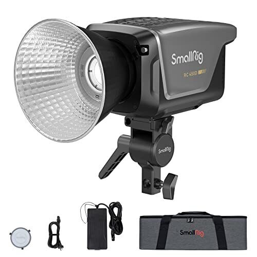 SMALLRIG RC 450D 450W LED COB Video Light Day-Light 172,000 Lux bei 1m CRI 95+ T - Afbeelding 1 van 1