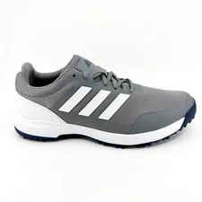 Adidas Tech Response SL Grey White Mens Spikeless Golf Shoes EG5312