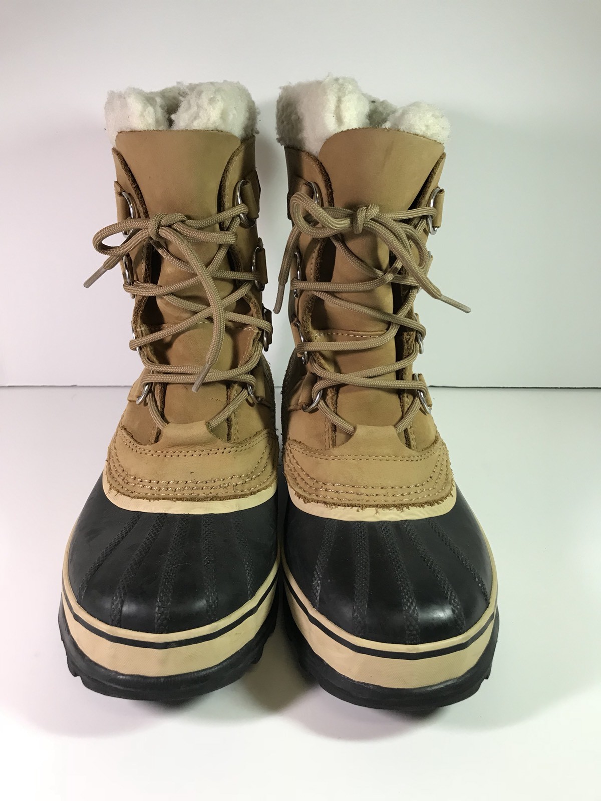 SOREL Caribou Brown Leather Waterproof Winter Snow Boots Shoes Womens 7.5 SOREL Caribou Brown Leather Waterproof Winter Snow Boots Shoes Womens 7.5