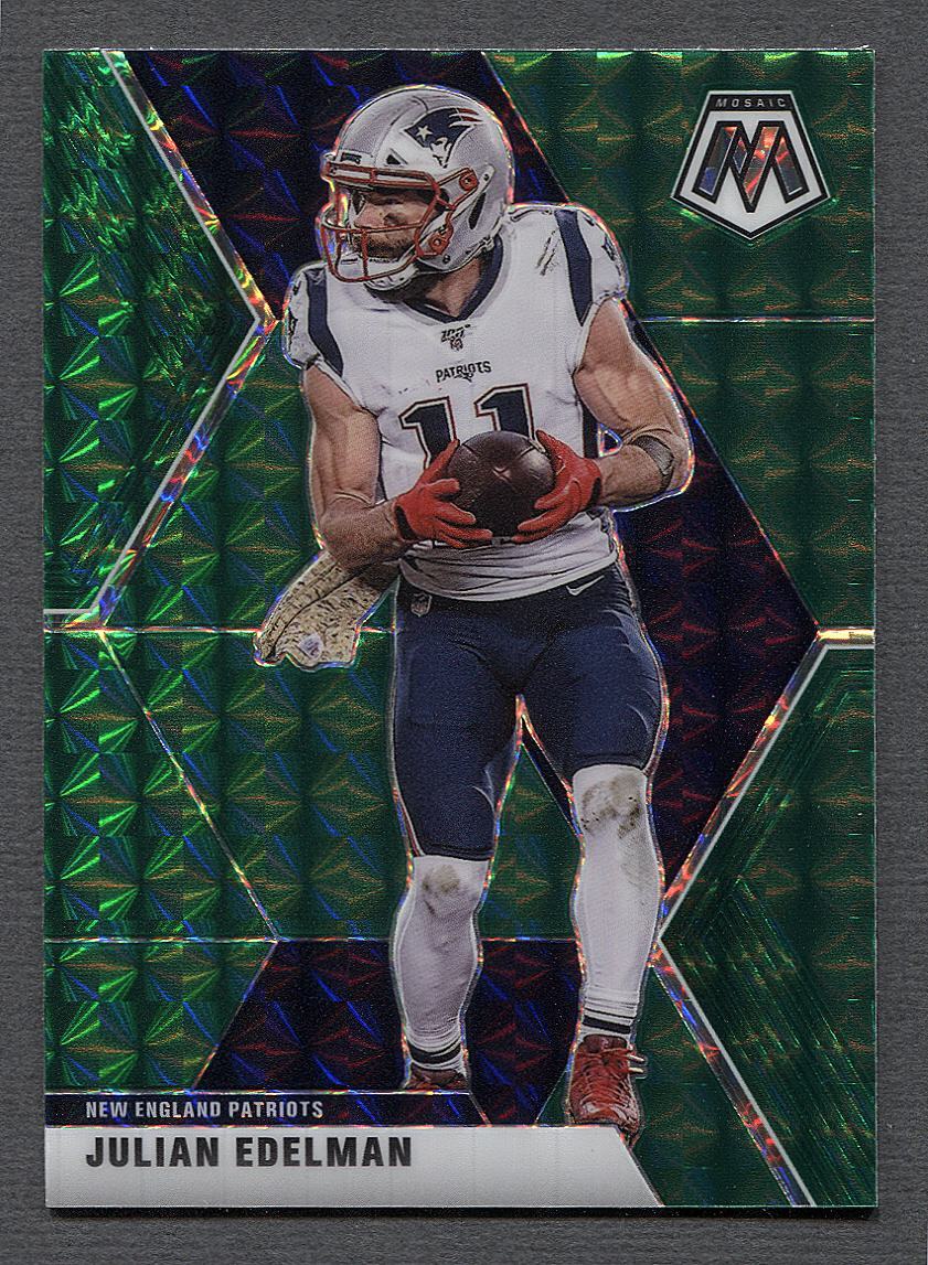 2020 Panini Mosaic Prizm Green #138 Julian Edelman