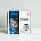 OLYMPUS M. Zuiko Digital 45mm f1.8 Standard Lens Silver Micro 4/3 Mount Camera