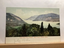View from Fort Putnam, West Point: Hudson River, NY - Vintage Postcard