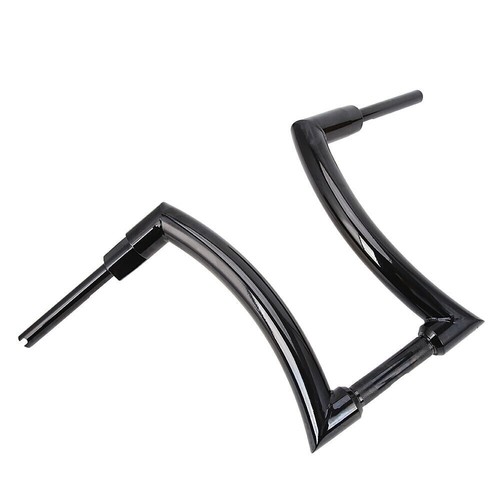 Manillar colgante negro mono 14"" para Harley Softail Slim Sportster Dyna FL - Imagen 7 de 18