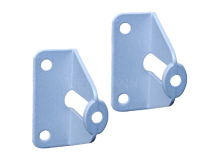 2x Häfele Falttür - Griffadapter für Faltschiebetüren - max 22 mm Plattendicke