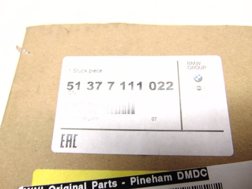 NEW GENUINE MINI R52 02-08 CONVERTIBLE REAR RIGHT SIDE WINDOW GLASS 51377111022 - Picture 2 of 3