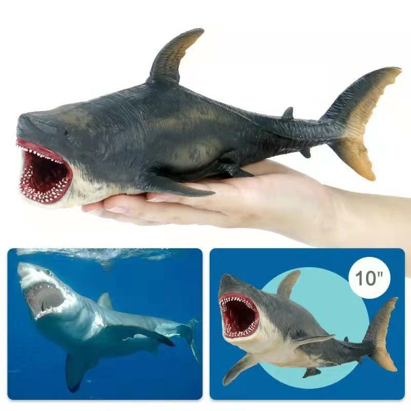 megalodon shark vs great white shark jaws