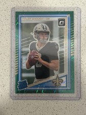 2025 Panini Donruss Optic - Rated Rookie Tyler Shough #223 Green Hyper Prizm (RC