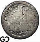 1854 Seated Liberty Quarter, Arrows